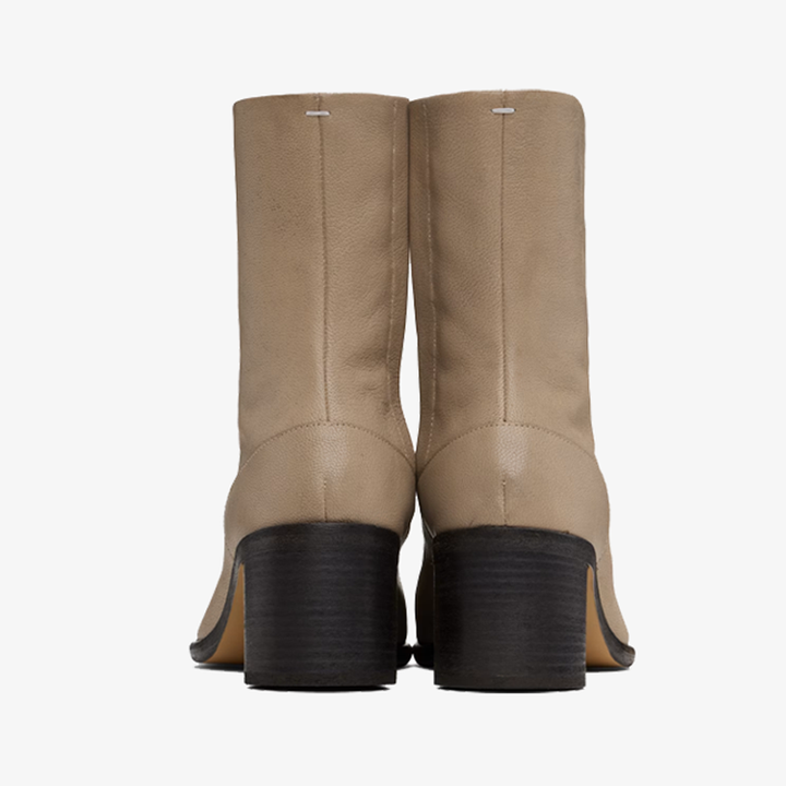 Taupe Split-Toe Ankle Boots - Arno Conti Shoe