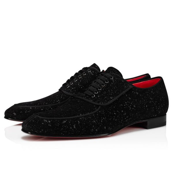 Black Oxford Shoe and Suede Base