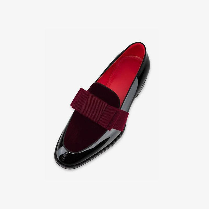 Leather Bows Artwork Mens Loafer - ARNO CONTI