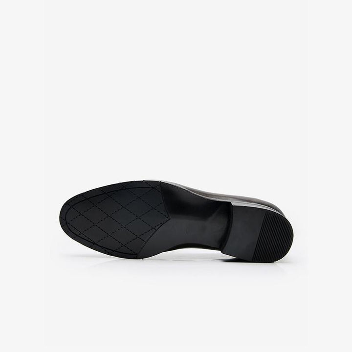 Cowhide Slip-On Loafers with Tassel Detail - Arno Conti Shoe