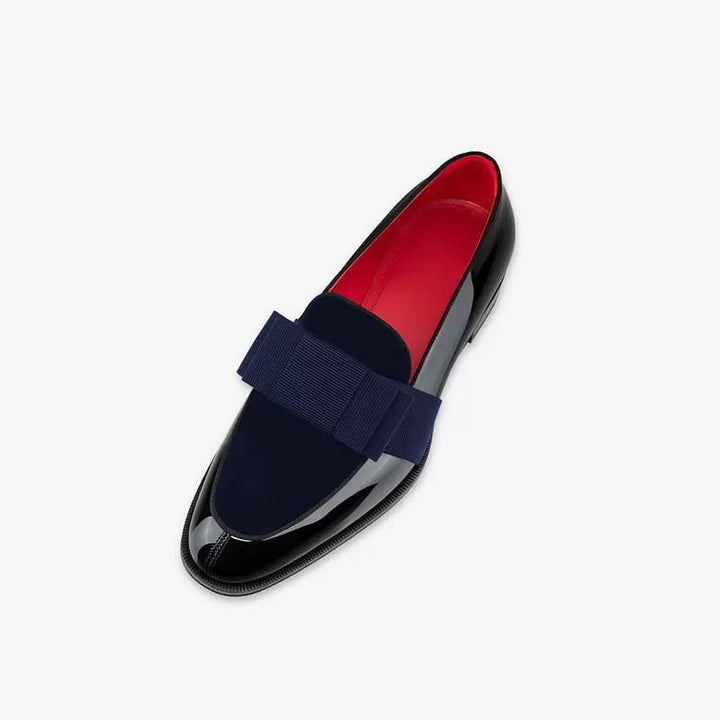 Leather Bows Artwork Mens Loafer - ARNO CONTI