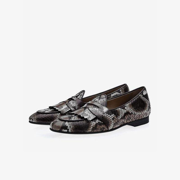 Refined Leather Penny Loafers - Arno Conti Shoe