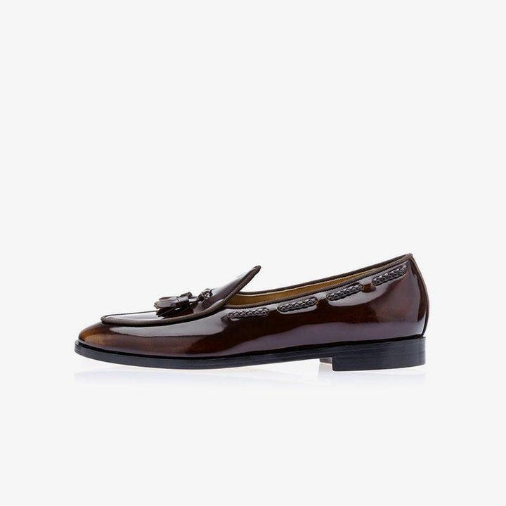 Men's Tassel Loafer Slip-On Shoes - Arno Conti Shoe