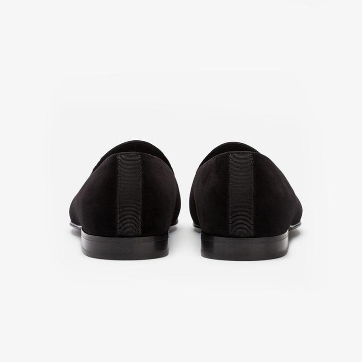 Tuxedo Velvet Loafers Tie Dress Shoes - Arno Conti Shoe