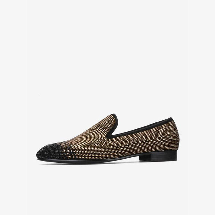Loafer Black& Silver Crystal Rhinestones - Arno Conti Shoe