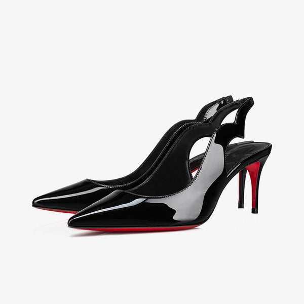 Patent Leather Slingback Pump 80mm - ARNO CONTI