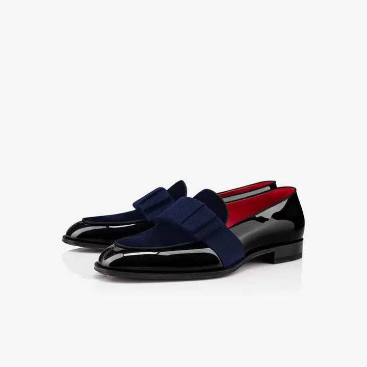 Leather Bows Artwork Mens Loafer - ARNO CONTI