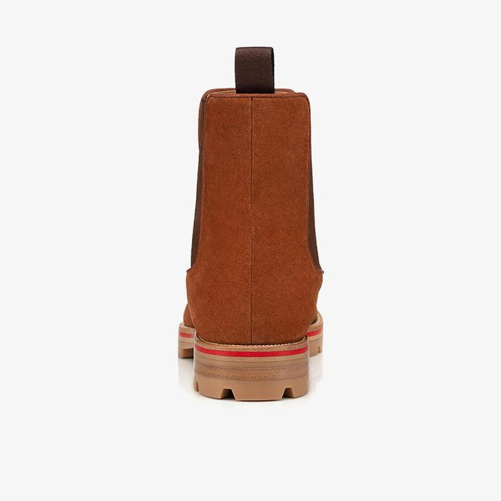 Men's Brown Suede Ankle Boot - ARNO CONTI