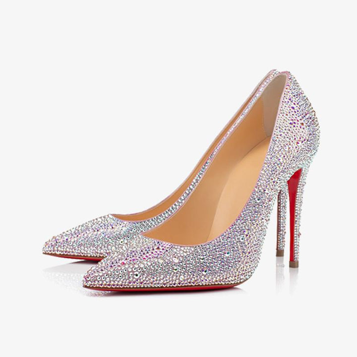 Rhinestone-Embellished Stiletto Heel - ARNO CONTI