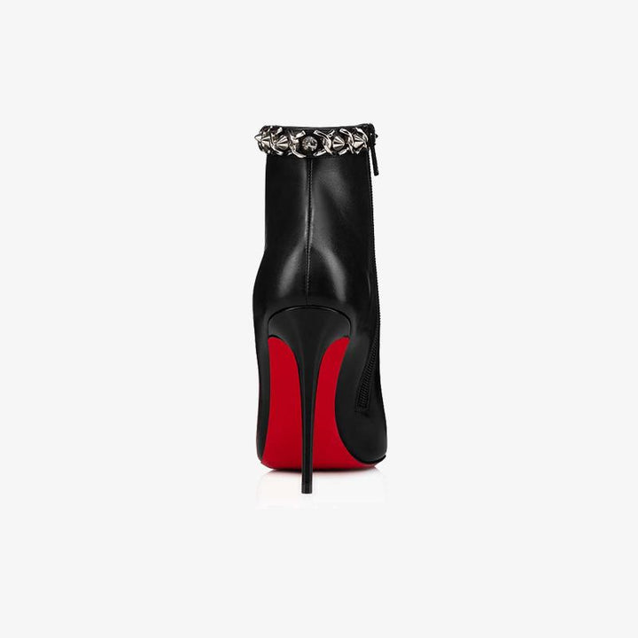Elegant Black Calfskin Ankle Boot - ARNO CONTI