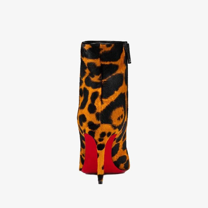 Chic Ankle Boot with Leopard Print - ARNO CONTI