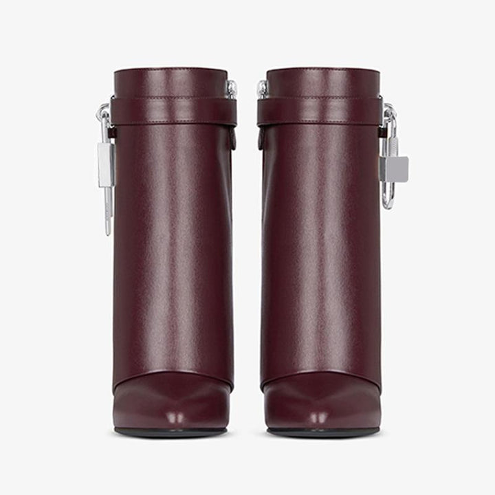 Sophisticated Oxblood Red Ankle Boots - Arno Conti Shoe